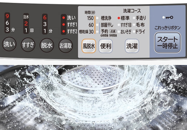リネンスーツ,シワの取り方,軽減方法,洗濯機,脱水