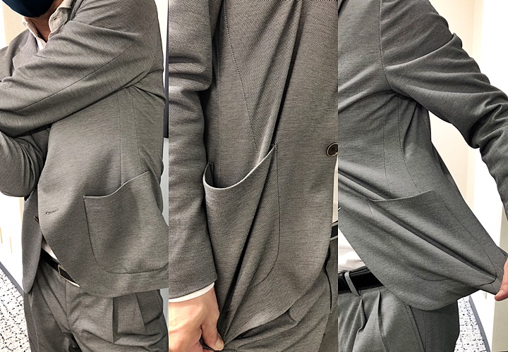 メンズセットアップスーツ,ストレッチ性,ジャケット